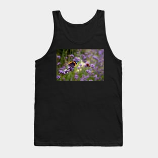 Red Admiral Butterfly Tank Top